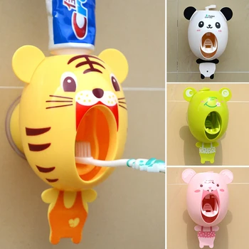 Practical Strong Suction Sucker Funny Cartoon Style Bathroom Household Toothbrush Holder Children Automatic Toothpaste Dispenser
Practical Strong Suction Sucker Funny Cartoon Style Bathroom Household Toothbrush Holder Children Automatic Toothpaste Dispenser