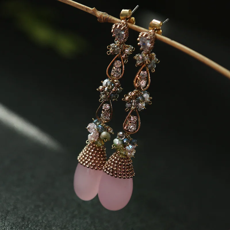 2018 new design seiko fine natural powder crystal fashion fine qiao stud earrings earrings
2018 new design seiko fine natural powder crystal fashion fine qiao stud earrings earrings