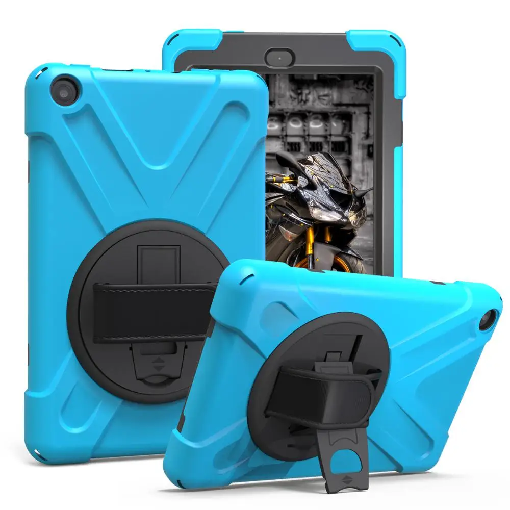 Armor For Amazon Kindle Fire HD 8 2017 Hand Strap 360 Rotation Stand Case Cover for Kindle Fire HD 8 2017 Case
Armor For Amazon Kindle Fire HD 8 2017 Hand Strap 360 Rotation Stand Case Cover for Kindle Fire HD 8 2017 Case