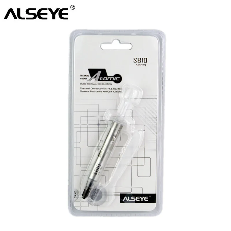 ALSEYE Thermal Grease 4g CPU Cooler Thermal Compound Paste for GPU / Water cooling / Heatsink / Radiator
ALSEYE Thermal Grease 4g CPU Cooler Thermal Compound Paste for GPU / Water cooling / Heatsink / Radiator