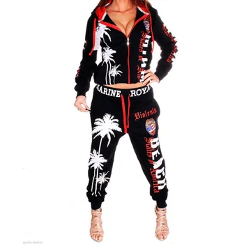 ZOGAA 2019 New Women Sweat suit Set Fashion 2 Parts Hooded Sweatshirt Graphic Printing Zip Up Hoodies Women Two Piece Outfits
ZOGAA 2019 New Women Sweat suit Set Fashion 2 Parts Hooded Sweatshirt Graphic Printing Zip Up Hoodies Women Two Piece Outfits
