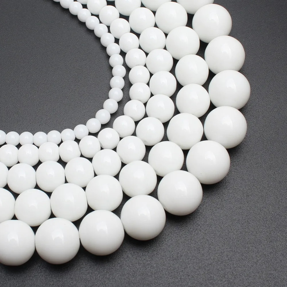 Natural White Tridacna Stone Round Loose Spacer Beads15.5" Pick Size 4,6,8,10,12mm For Jewelry Making DIY Bracelet Necklace
Natural White Tridacna Stone Round Loose Spacer Beads15.5" Pick Size 4,6,8,10,12mm For Jewelry Making DIY Bracelet Necklace
