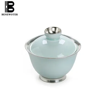 180ml Handmade Longquan Ceramic Celadon Matte White Porcelain Silver High Foot Teapot Chinese Kung Fu Tea Set Tea Pot Drinkware
180ml Handmade Longquan Ceramic Celadon Matte White Porcelain Silver High Foot Teapot Chinese Kung Fu Tea Set Tea Pot Drinkware