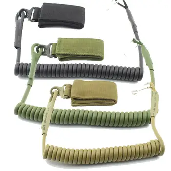 Molle rope lanyard gun tool military Airsoft coil sling handgun shooting hunt pistol strap backpack bag elastic belt spring
Molle rope lanyard gun tool military Airsoft coil sling handgun shooting hunt pistol strap backpack bag elastic belt spring