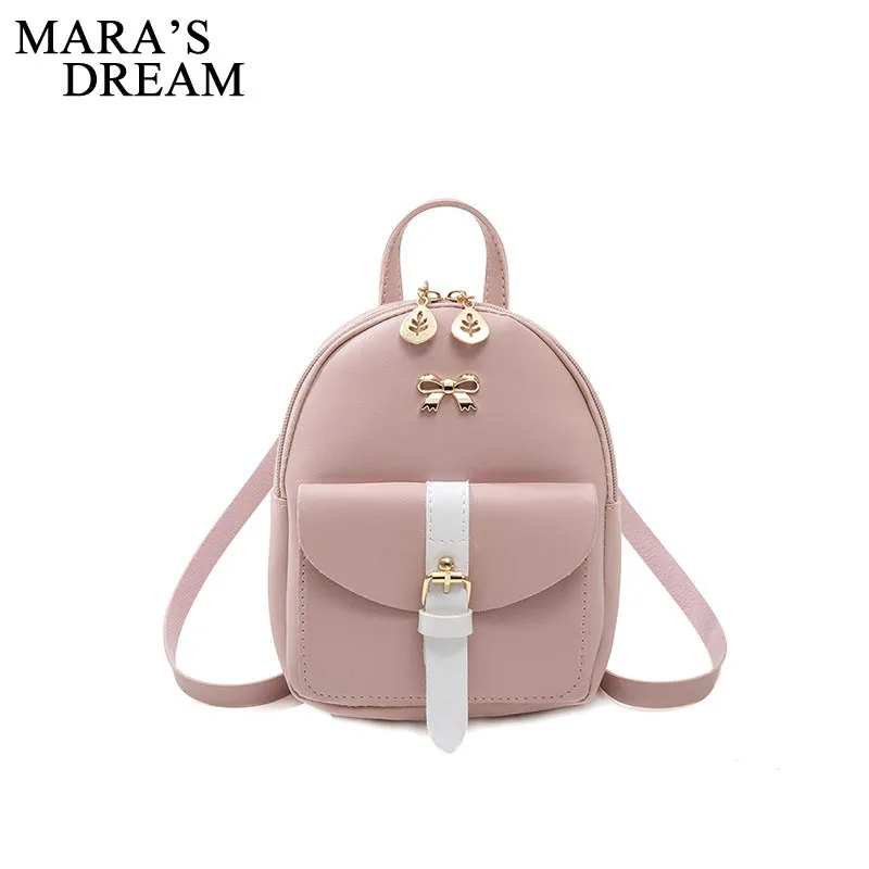 Mara's Dream 2019 New Contrast Color Capped Bow Color Matching Ladies Shoulder Small Backpack
Mara's Dream 2019 New Contrast Color Capped Bow Color Matching Ladies Shoulder Small Backpack