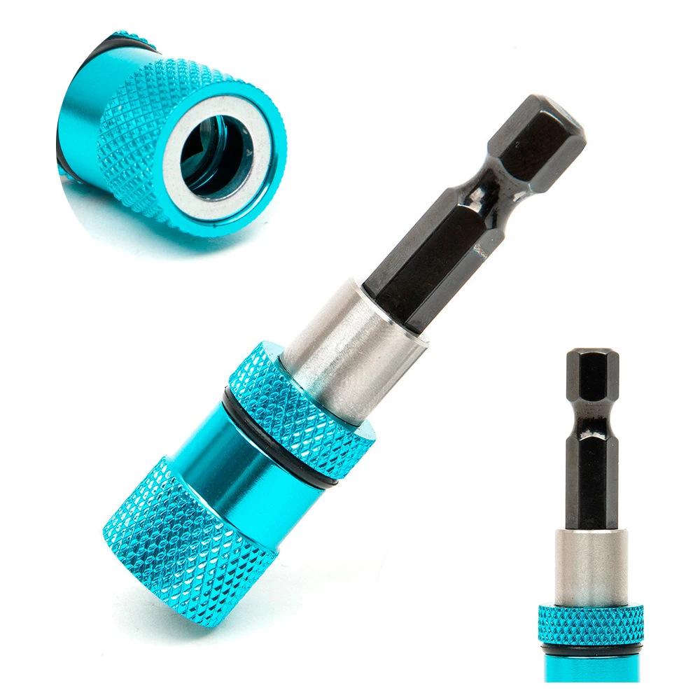 1pc Quick Release Screwdriver Bits Holder 1/4" Hex Shank Drill Magnetic Screwdriver Bit Extension Holder
1pc Quick Release Screwdriver Bits Holder 1/4" Hex Shank Drill Magnetic Screwdriver Bit Extension Holder