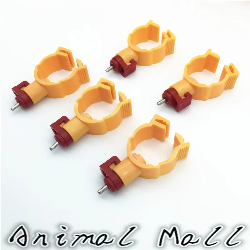 20 Pcs Chicken Nipple Waterer Tube diameter 25 mm Steel columns nipple drinkers 360-degree water birds Quail feeders
20 Pcs Chicken Nipple Waterer Tube diameter 25 mm Steel columns nipple drinkers 360-degree water birds Quail feeders