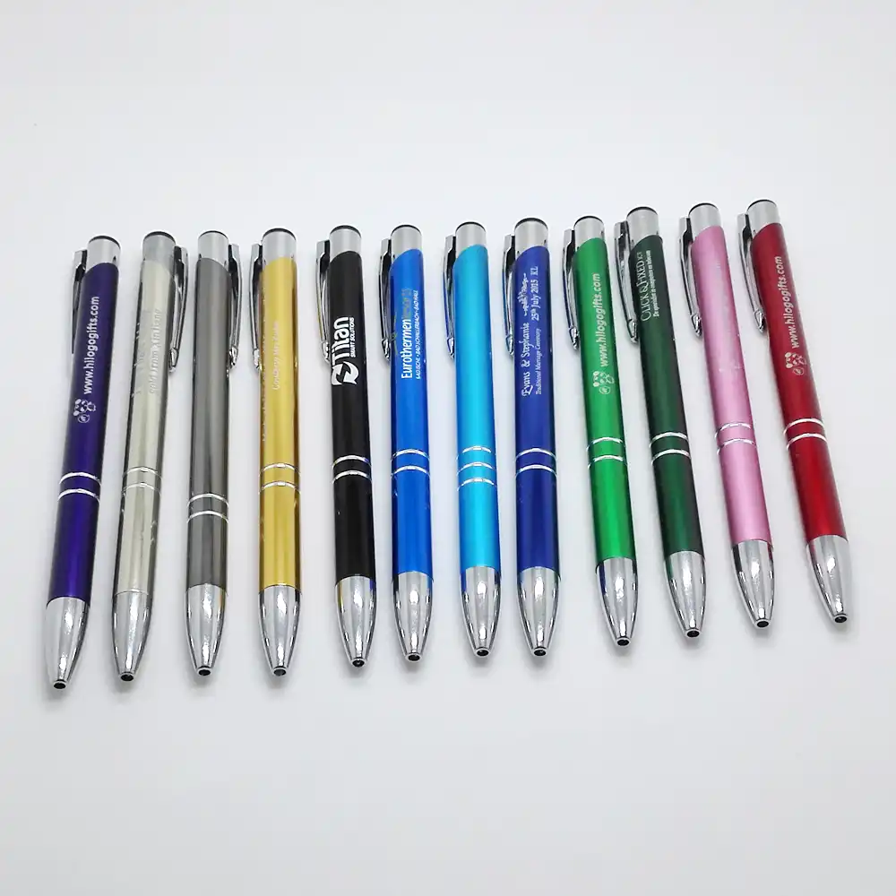 10 colors hot selling pen promotional gifts customized free with