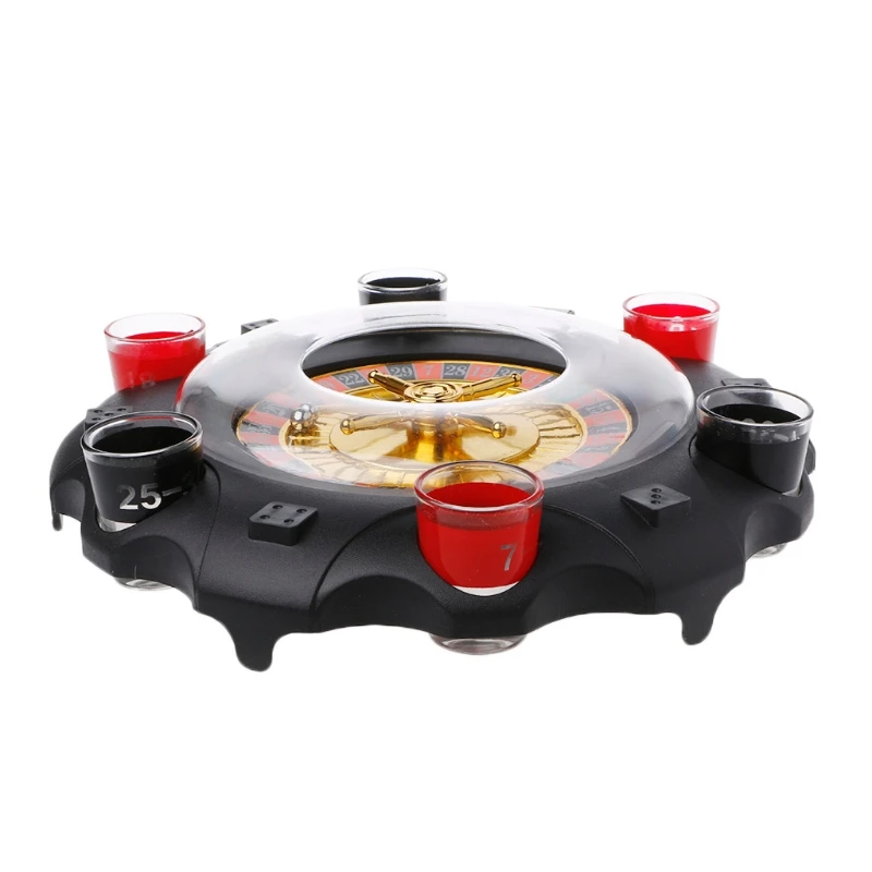 Electric Drinking Game Set Roulette Adult Party Casino Style 6 Shot Glasses Gift
Electric Drinking Game Set Roulette Adult Party Casino Style 6 Shot Glasses Gift