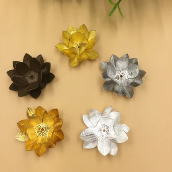 10 PCS 26mm 6 Colors Plated Metal Copper Lotus Charm Bead Caps Connector For Jewelry Accessorie Making DIY Handmade
10 PCS 26mm 6 Colors Plated Metal Copper Lotus Charm Bead Caps Connector For Jewelry Accessorie Making DIY Handmade