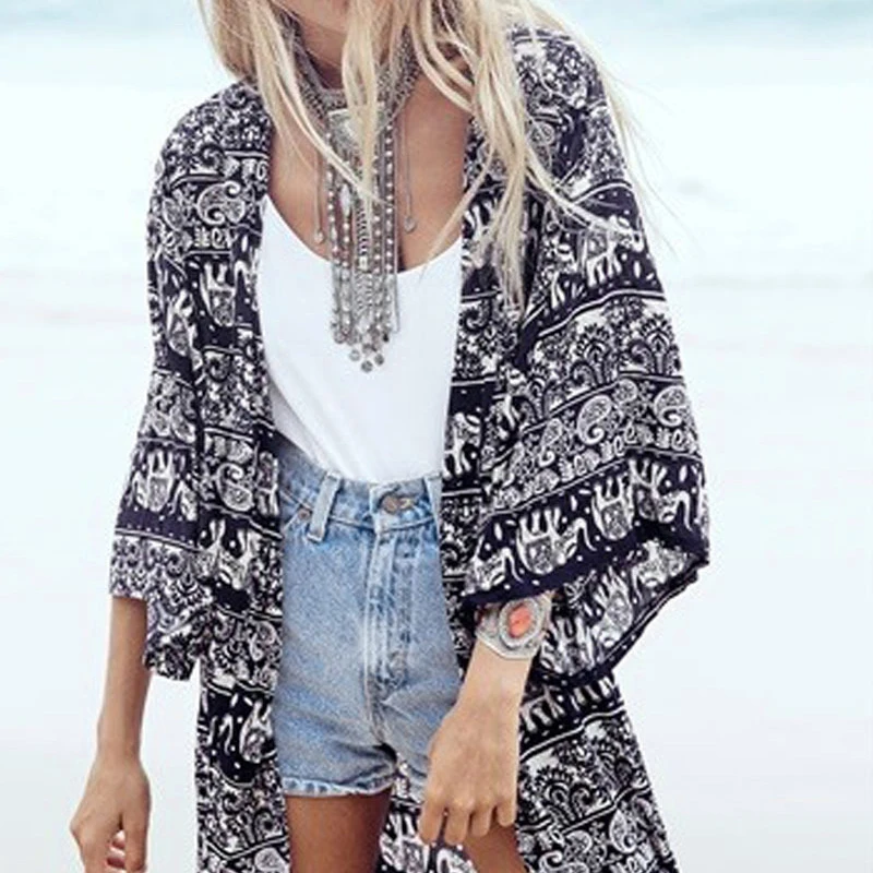 2018 New Arravil Pareo Beach Cover Up Elephant Print Bikini Cover Up Swimwear Women Beach Cardigan Bathing Suit Cover Ups
2018 New Arravil Pareo Beach Cover Up Elephant Print Bikini Cover Up Swimwear Women Beach Cardigan Bathing Suit Cover Ups