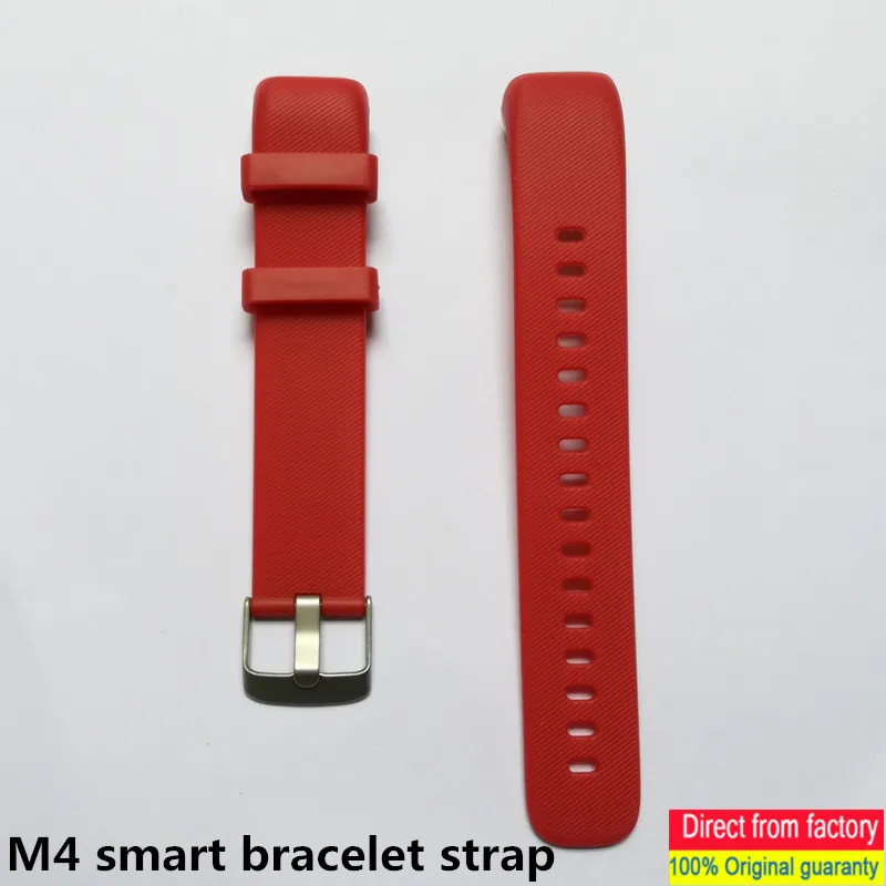 M4 smart bracelet strap 100% original strap factory direct 5 color optional for authentic M4 smart band
M4 smart bracelet strap 100% original strap factory direct 5 color optional for authentic M4 smart band