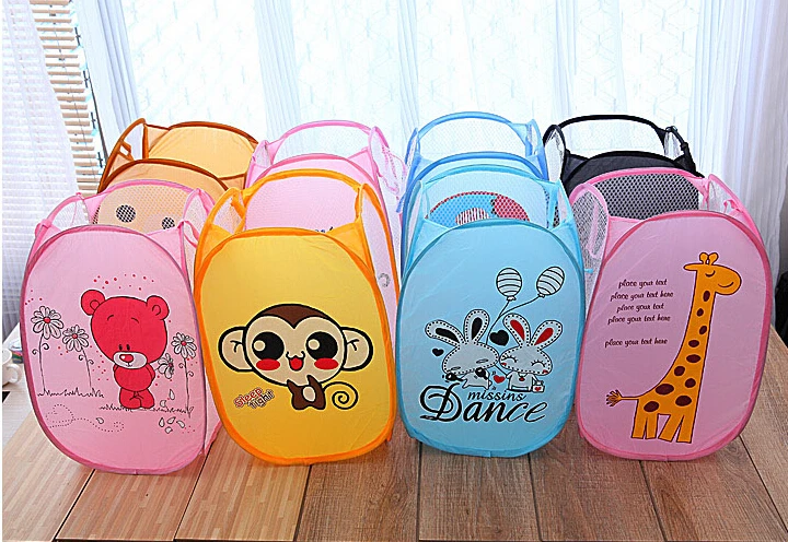 Cartoon Foldable Pop Up Hamper Collapsible ventilation Laundry Basket or Toy Chest for Storage Portable Mesh Laundry Hamper
Cartoon Foldable Pop Up Hamper Collapsible ventilation Laundry Basket or Toy Chest for Storage Portable Mesh Laundry Hamper