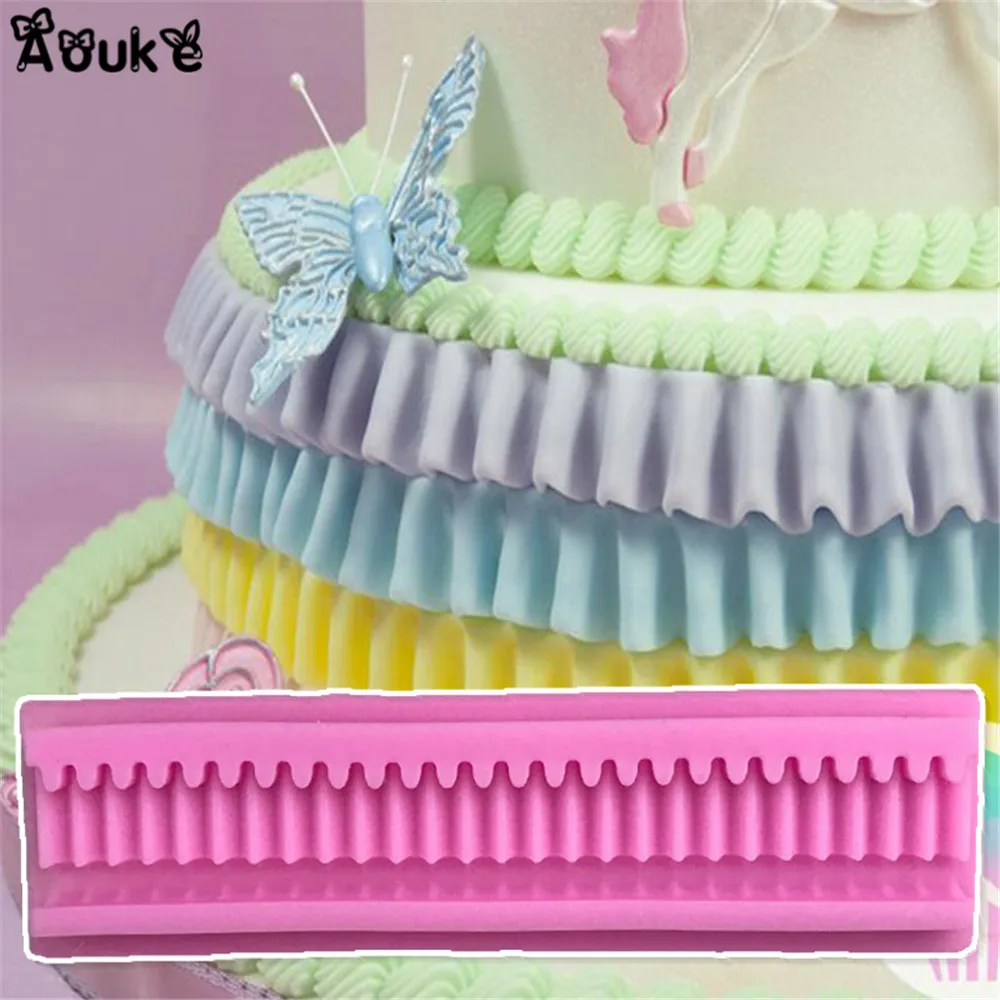 3D Wavy Long Strip Shape Fondant Cake Silicone Mold Chocolate Mould Biscuits Candy Moulds DIY Wedding Cake Decoration Tools D016
3D Wavy Long Strip Shape Fondant Cake Silicone Mold Chocolate Mould Biscuits Candy Moulds DIY Wedding Cake Decoration Tools D016