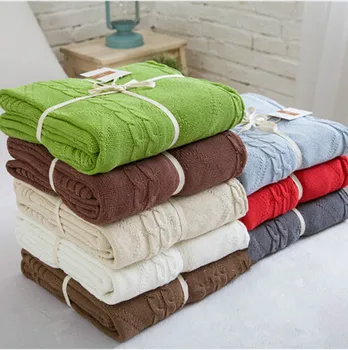 Knitted Blanket Bed Cover Banket Super Soft & Warm Blanket on the bed / Sofa 100% Cotton 120*180/200*180cm
Knitted Blanket Bed Cover Banket Super Soft & Warm Blanket on the bed / Sofa 100% Cotton 120*180/200*180cm
