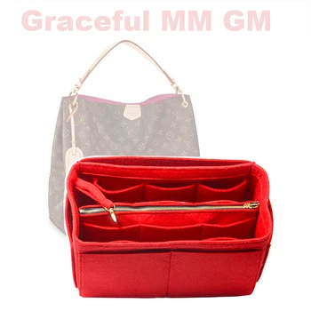 Fits Graceful MM GM Insert Organizer Purse Handbag Bag in Bag-3MM Premium Felt(Handmade/20 Colors)w/Detachable Zip Pocket
Fits Graceful MM GM Insert Organizer Purse Handbag Bag in Bag-3MM Premium Felt(Handmade/20 Colors)w/Detachable Zip Pocket