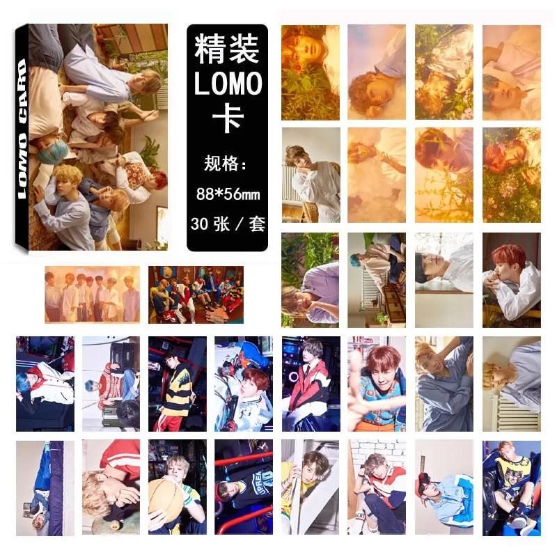 K-POP Bangtan Boys FACE YOURSELF Album DNA Self Made Lomo Cards Paper Photo Card Poster HD Photocards 30pcs/set
K-POP Bangtan Boys FACE YOURSELF Album DNA Self Made Lomo Cards Paper Photo Card Poster HD Photocards 30pcs/set