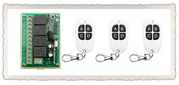 DC12V 4CH 10A RF Wireless Remote Control Switch System teleswitch 1 transmitter & 3 receiver relay Receiver Smart Home Switch
DC12V 4CH 10A RF Wireless Remote Control Switch System teleswitch 1 transmitter & 3 receiver relay Receiver Smart Home Switch