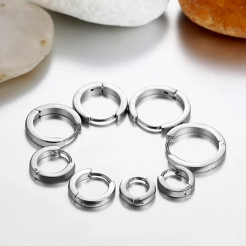 BONISKISS Simple&Fashion Hypoallergenic Earrings For Women Men Silver Color Jewelry Female Stainless Steel Earring Man's Bijoux
BONISKISS Simple&Fashion Hypoallergenic Earrings For Women Men Silver Color Jewelry Female Stainless Steel Earring Man's Bijoux