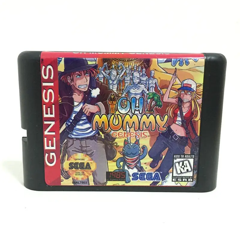 Top quality 16 bit Sega MD game Cartridge for Megadrive Genesis system --- Oh Mummy
Top quality 16 bit Sega MD game Cartridge for Megadrive Genesis system --- Oh Mummy