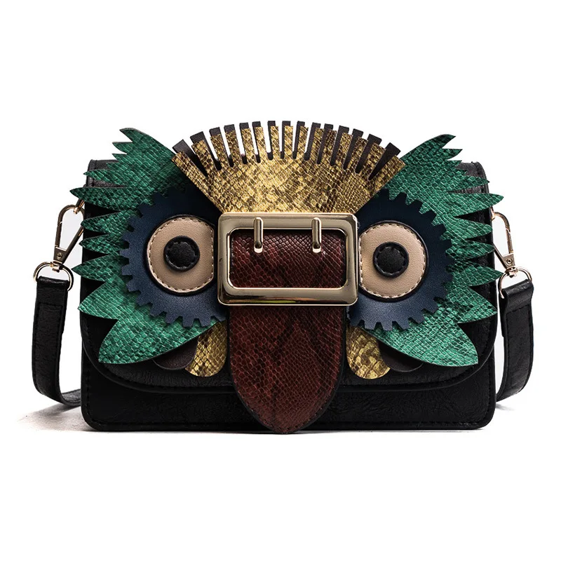 Cute Women Owl Panelled Crossbody Bags Female New Handbag Fashion Lady Girl Messenger Bag Shoulder Bag PU Leather Retro Small
Cute Women Owl Panelled Crossbody Bags Female New Handbag Fashion Lady Girl Messenger Bag Shoulder Bag PU Leather Retro Small