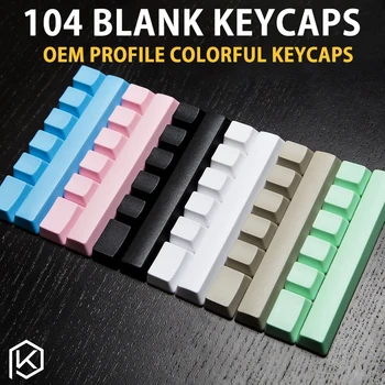Blank PBT Keycaps 104 Keys in OEM Profile With Cherry MX Stems PBT plastic Blank (no legends) 104 keys in each set
Blank PBT Keycaps 104 Keys in OEM Profile With Cherry MX Stems PBT plastic Blank (no legends) 104 keys in each set