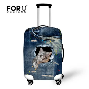 FORUDESIGNS Denim Animal Cat Travel Suitcase Protector Cover,Waterproof Luggage Covers for 18-30 Inch Suitcase Bags Accessories
FORUDESIGNS Denim Animal Cat Travel Suitcase Protector Cover,Waterproof Luggage Covers for 18-30 Inch Suitcase Bags Accessories