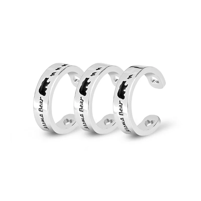 Creative Letter mama bear Animal Bear Ring Rings Mother's Day gift can be adjusted 
Creative Letter mama bear Animal Bear Ring Rings Mother's Day gift can be adjusted