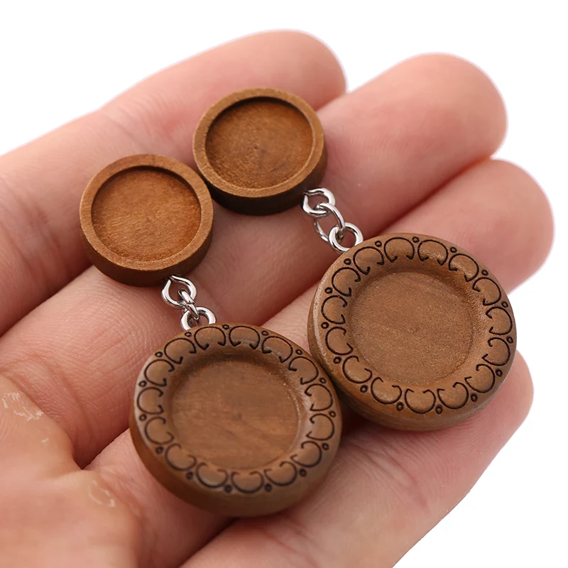 shukaki 5pairs fit 12mm 14mm round cabochon wood earring base diy blank stainless steel post stud earrings materials
shukaki 5pairs fit 12mm 14mm round cabochon wood earring base diy blank stainless steel post stud earrings materials