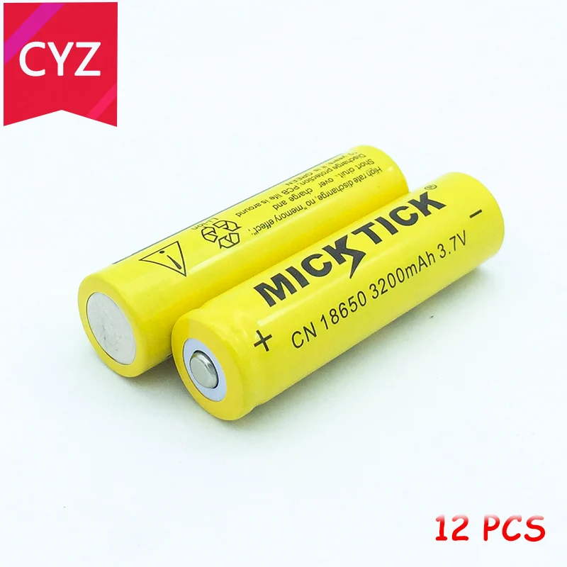 12PCS 18650 3.7V 9800mAh(Not AA) Battery lithium Li Ion Rechargeable Large Capacity Flashlight New Hot Power free shipping
12PCS 18650 3.7V 9800mAh(Not AA) Battery lithium Li Ion Rechargeable Large Capacity Flashlight New Hot Power free shipping