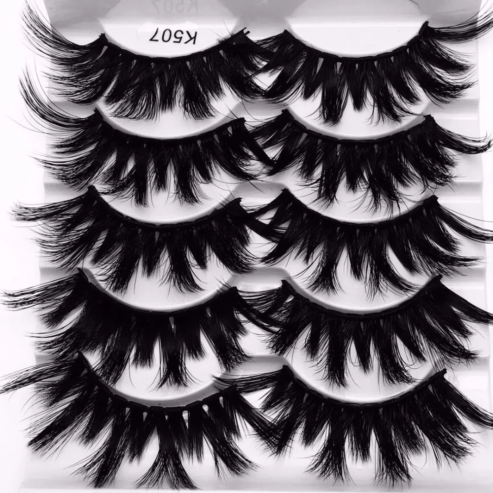 NEW 50 Pairs 3D Mink Hair False Eyelashes Criss-cross Wispy Cross Fluffy 22mm-25mm Lashes Extension Handmade Eye Makeup Tools
NEW 50 Pairs 3D Mink Hair False Eyelashes Criss-cross Wispy Cross Fluffy 22mm-25mm Lashes Extension Handmade Eye Makeup Tools