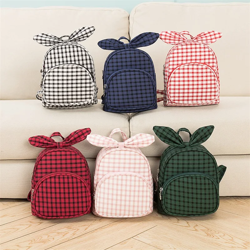 Raged Sheep New Simple Cute Lattice Girls Small Double Shoulder Bow Bag Preppy Style Women Backpack Kindergarten Designer School
Raged Sheep New Simple Cute Lattice Girls Small Double Shoulder Bow Bag Preppy Style Women Backpack Kindergarten Designer School