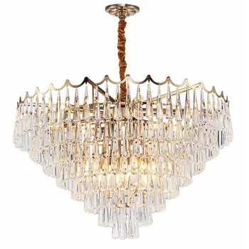 Modern Water drop shape crystal chandeliers New arrival luxury design chandelier AC110V 220V living room dining room lamps
Modern Water drop shape crystal chandeliers New arrival luxury design chandelier AC110V 220V living room dining room lamps