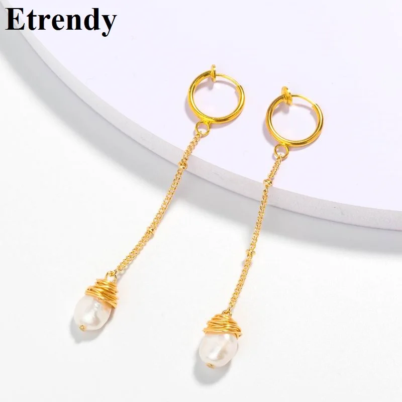 Simple Long Earrings For Women 2019 New Baroque Pearl Earrings Handmade Trendy Jewelry All Match
Simple Long Earrings For Women 2019 New Baroque Pearl Earrings Handmade Trendy Jewelry All Match