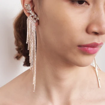 Angel Wings Rhinestones Tassel Earrings For Women Ear Cuff Clip Wing Long Dangle Earrings Wedding Jewelry UKMOC
Angel Wings Rhinestones Tassel Earrings For Women Ear Cuff Clip Wing Long Dangle Earrings Wedding Jewelry UKMOC