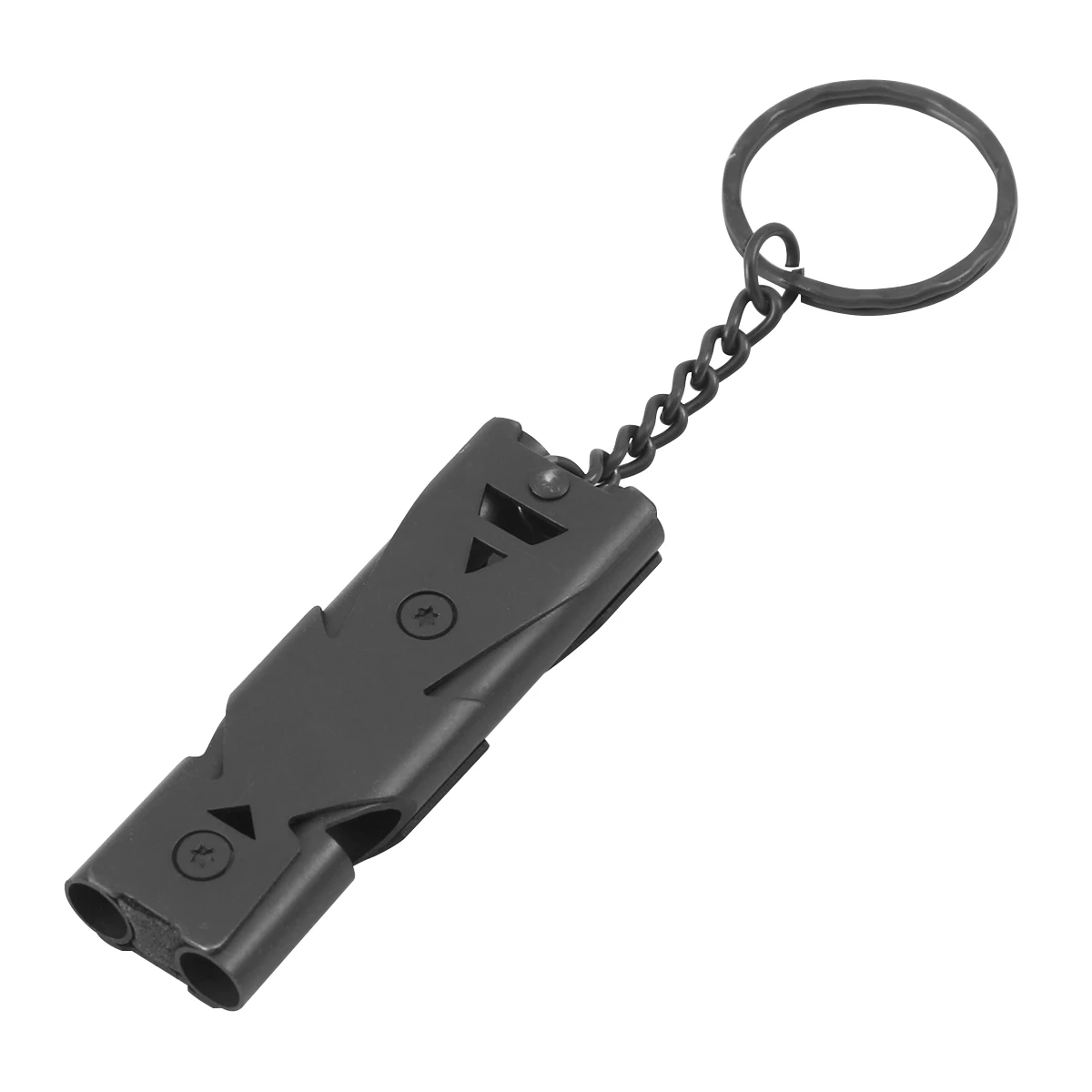 Emergency Whistles High Pitch Double Tubes Survival Lifeguard Whistle Lanyard Keychain Outdoor Hiking Boating Hunting (Black)
Emergency Whistles High Pitch Double Tubes Survival Lifeguard Whistle Lanyard Keychain Outdoor Hiking Boating Hunting (Black)
