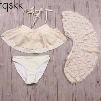 TQSKK 2019 Retro Halter Top Padded Bikinis Swimsuit Female Swimwear Women Sexy Bikini Set Summer Bathing Suits Solid Biquini
TQSKK 2019 Retro Halter Top Padded Bikinis Swimsuit Female Swimwear Women Sexy Bikini Set Summer Bathing Suits Solid Biquini