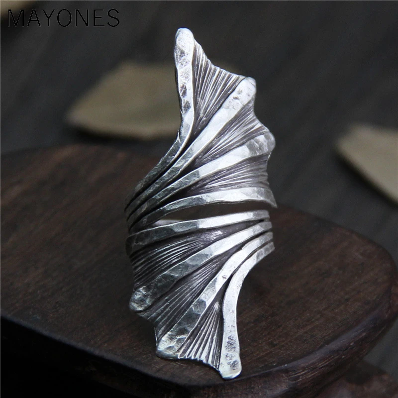 Handmade Exaggerated 100% Real 999 Sterling Silver Large Rings For Women Plant Flower Leaves Shaped Vintage Rings Fine Jewelry
Handmade Exaggerated 100% Real 999 Sterling Silver Large Rings For Women Plant Flower Leaves Shaped Vintage Rings Fine Jewelry
