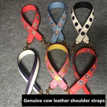 Genuine Leather Strap, Cow Leather Flower Print, Bag Width Strap Messenger Hit Color Bag Strap, Single Shoulder Handle, 67cm
Genuine Leather Strap, Cow Leather Flower Print, Bag Width Strap Messenger Hit Color Bag Strap, Single Shoulder Handle, 67cm