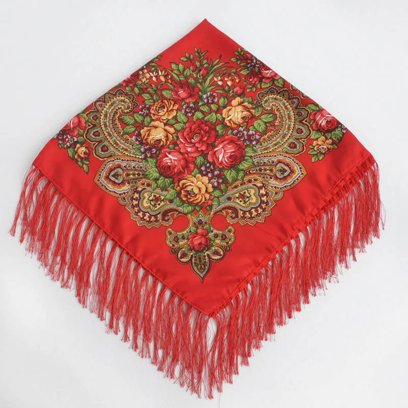 15 Colors Square Scarf Women Large Flower Printing Ladies Scarves Long Tassel Fringe Shawl Scarf for Women Bandana Hijab Wrap
15 Colors Square Scarf Women Large Flower Printing Ladies Scarves Long Tassel Fringe Shawl Scarf for Women Bandana Hijab Wrap