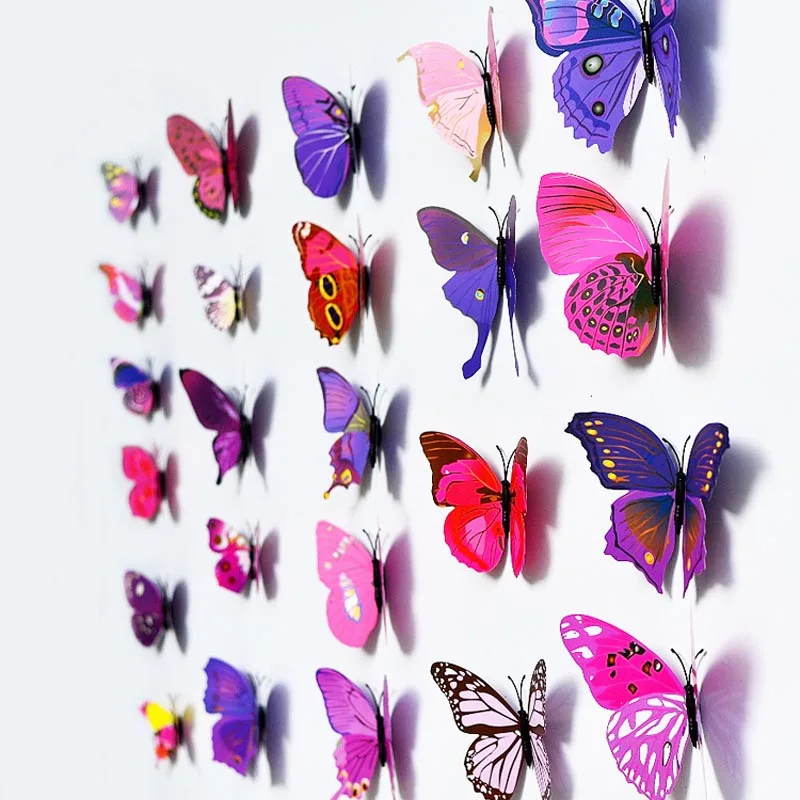 New Decor 20 Pieces/lot Butterfly 3D Stickers Wall Car Refrigerator Sticker Home Hotel Decal Decor Gift NE
New Decor 20 Pieces/lot Butterfly 3D Stickers Wall Car Refrigerator Sticker Home Hotel Decal Decor Gift NE