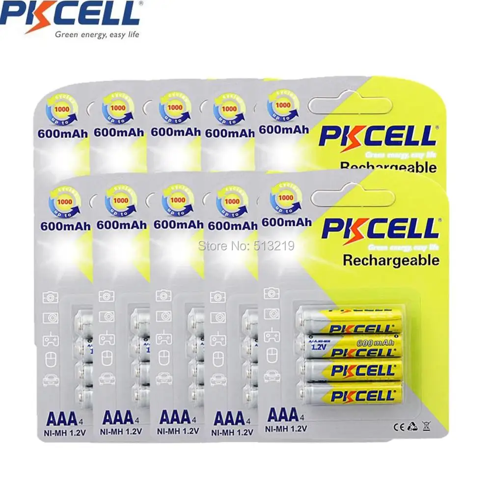40Pcs/10Pack 600mAh 1.2V AAA Battery Rechargeable Batteries For Childrens Toys,Home TV remote control
40Pcs/10Pack 600mAh 1.2V AAA Battery Rechargeable Batteries For Childrens Toys,Home TV remote control