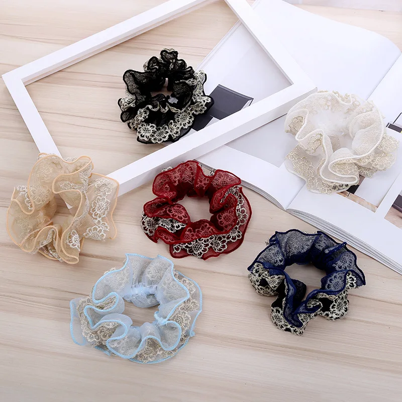 Modis Kawaii Lace Mesh Women Elastic Hair Bands Tie Gum Girls Vintage Cute Tulle Scrunchie Ponytail Holder Hair Accessories
Modis Kawaii Lace Mesh Women Elastic Hair Bands Tie Gum Girls Vintage Cute Tulle Scrunchie Ponytail Holder Hair Accessories
