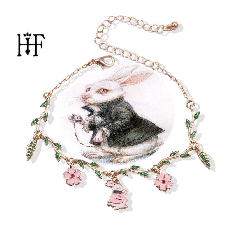 2019 Rabbit Women's Bracelets Alice In Wonderland Charm Bracelets For Women & Men Flower Jewelry Summer Style Beach Pulseira
2019 Rabbit Women's Bracelets Alice In Wonderland Charm Bracelets For Women & Men Flower Jewelry Summer Style Beach Pulseira