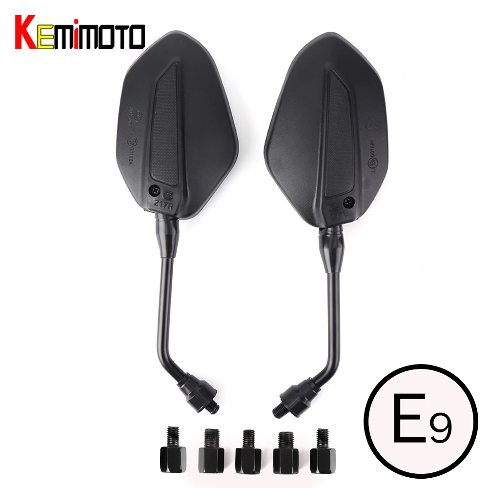 KEMiMOTO Universal Mirror E-Bicycle aluminum 10mm 8mm Adapter E-MARK Scooter Convex Motorcycle Rearview Mirror accessories
KEMiMOTO Universal Mirror E-Bicycle aluminum 10mm 8mm Adapter E-MARK Scooter Convex Motorcycle Rearview Mirror accessories