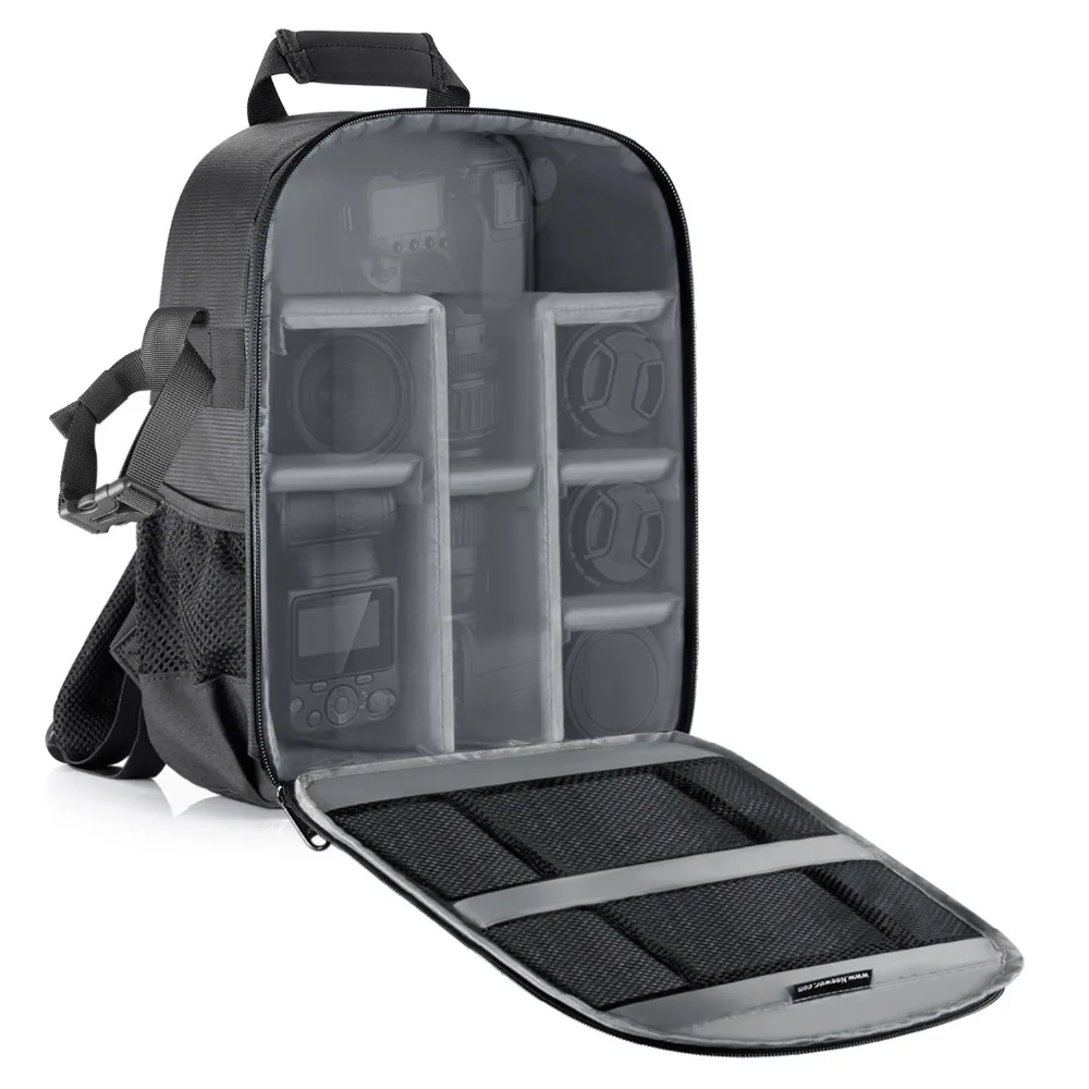Neewer Camera Backpack Flexible Partition Padded Bag Shockproof Insert Protection for SLR DSLR Mirrorless Cameras and Lenses
Neewer Camera Backpack Flexible Partition Padded Bag Shockproof Insert Protection for SLR DSLR Mirrorless Cameras and Lenses