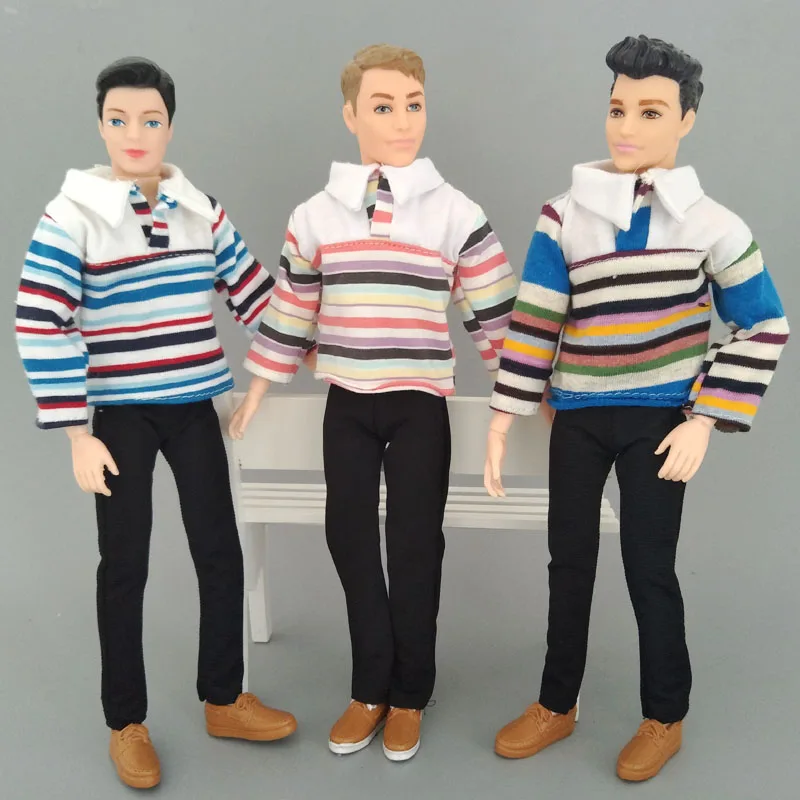 Модная Одежда для кукол мальчиков в масштабе 1:6 топ куклы Кена шорты Барби модель