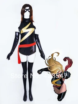 Marvel Comics Ms. Marvel Shiny Metallic Superhero Costume Halloween Carnival costumes play
Marvel Comics Ms. Marvel Shiny Metallic Superhero Costume Halloween Carnival costumes play