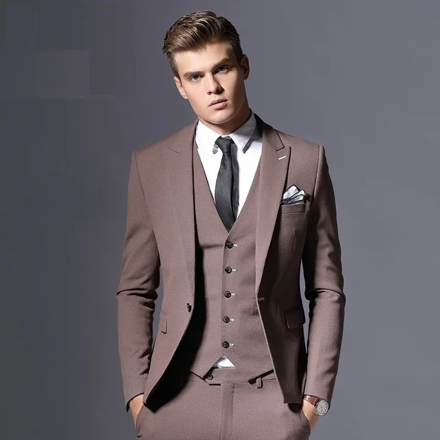 Slim Fit Men's Party Causal Tailored Tuxedo Suit Costume Homme Groom Businesss Men Suit Three Pieces Set Jacket Vest Pants
Slim Fit Men's Party Causal Tailored Tuxedo Suit Costume Homme Groom Businesss Men Suit Three Pieces Set Jacket Vest Pants