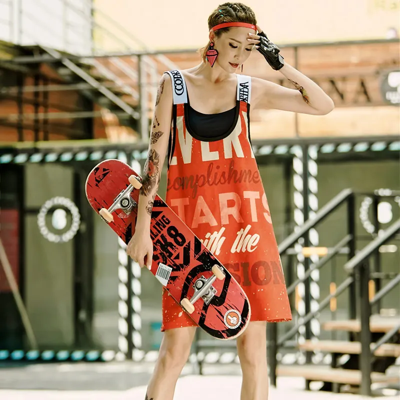 TREND-Setter 2018 Summer BF Style Orange Top Women Loose Letter Vest Hip Hop Long Tops
TREND-Setter 2018 Summer BF Style Orange Top Women Loose Letter Vest Hip Hop Long Tops